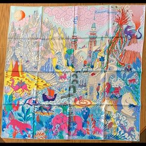 *SOLD* NWT 90cm Hermès Cosmographia Universalis CW 09